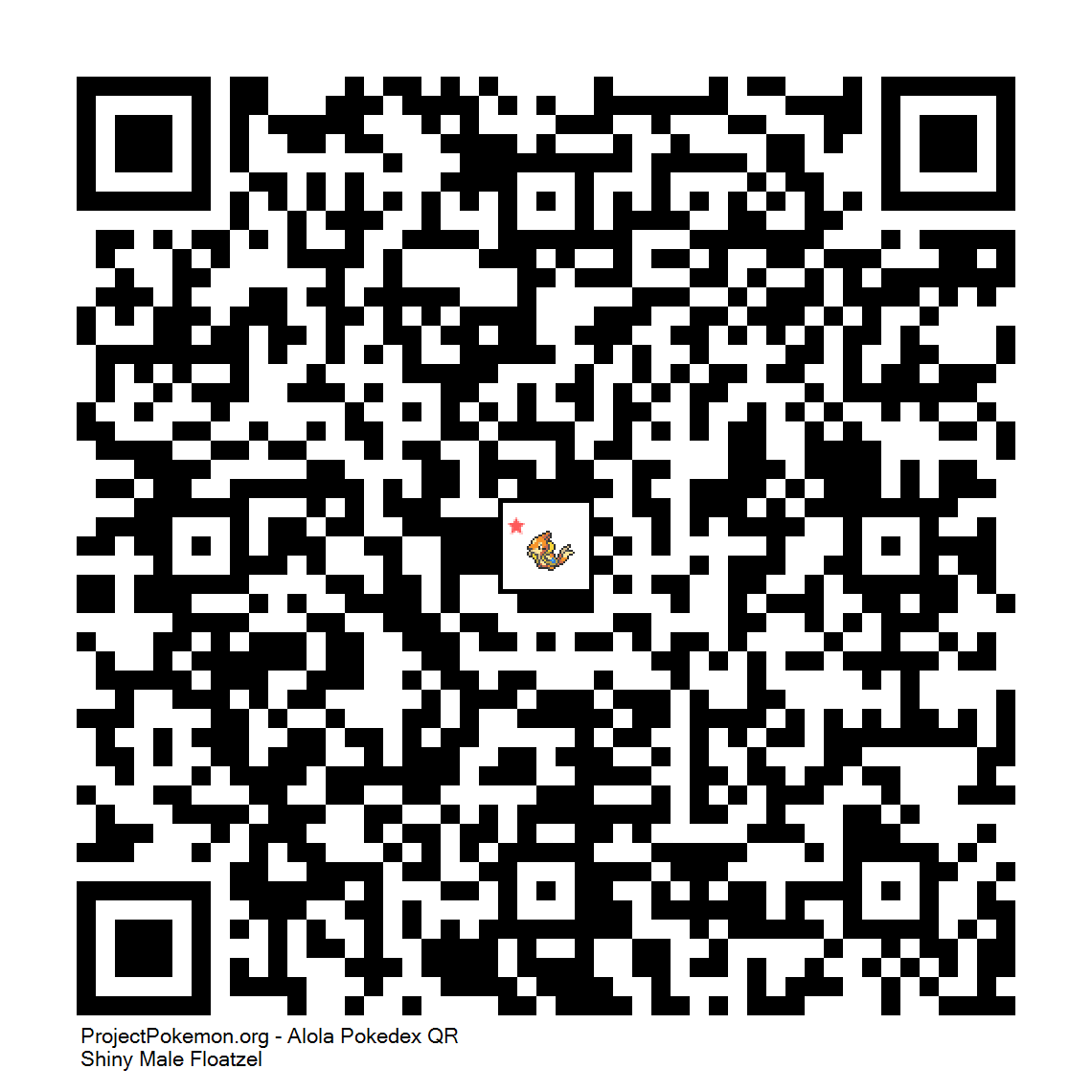 Cdigo QR de Floatzel variocolor